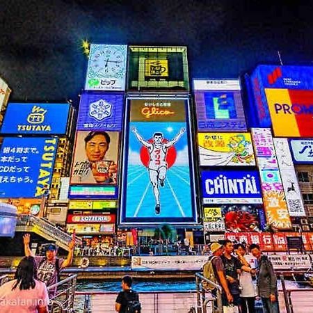 ー 8Greige ー 2Min Dotonbori Namba Kuromon Osaka Usj Wifi Unlimited Lejlighed Eksteriør billede